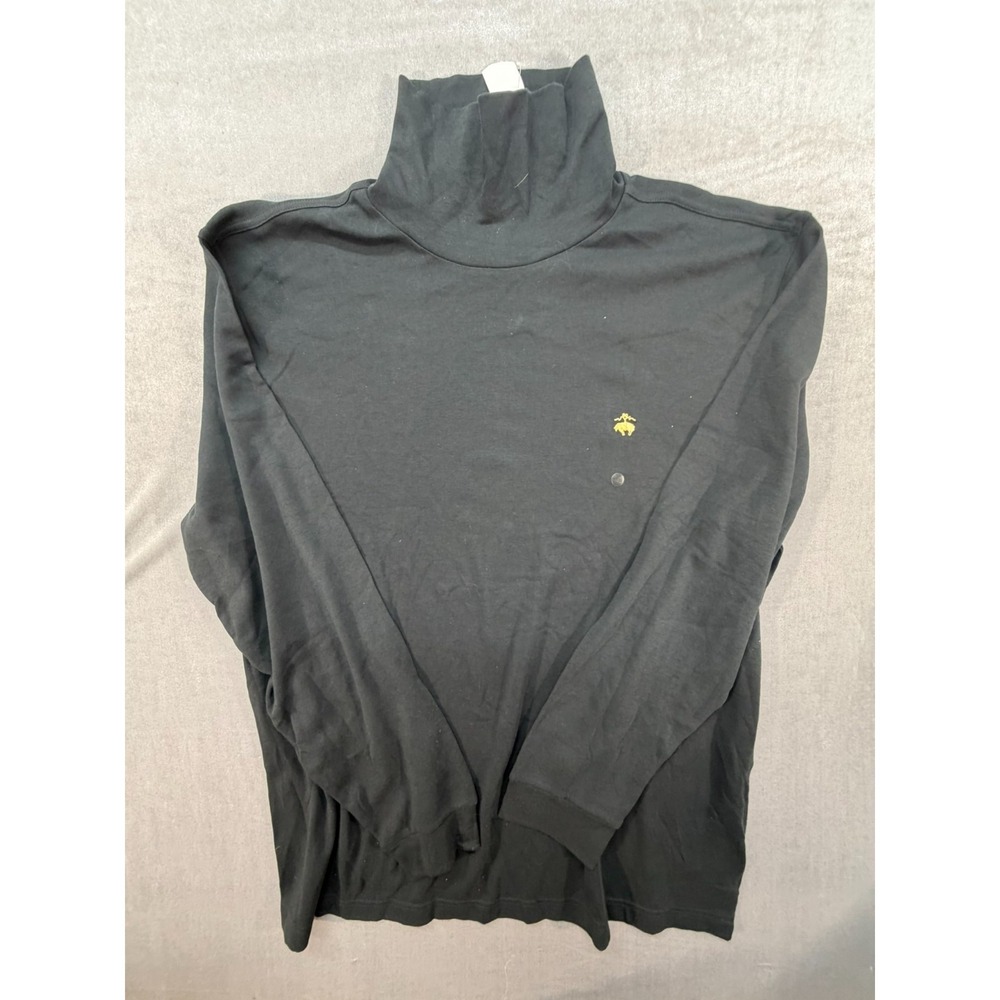 NWT‎ Brooks Brothers Long Sleeve Turtleneck Shirt Size XXL Black